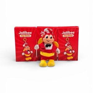 NWT JOLLIBEE BAG CHARM 
KEYCHAIN